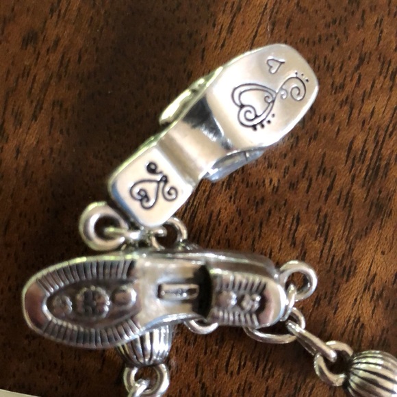 NWT Brighton retired “I Love Shoes” Charm Bracelet - Picture 7 of 12